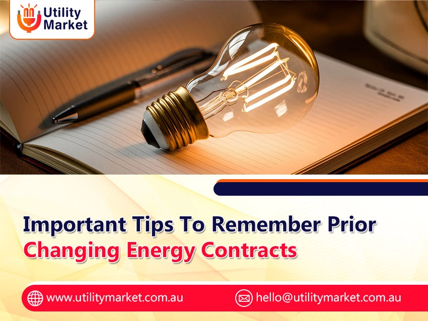 Changing energy contracts Australia